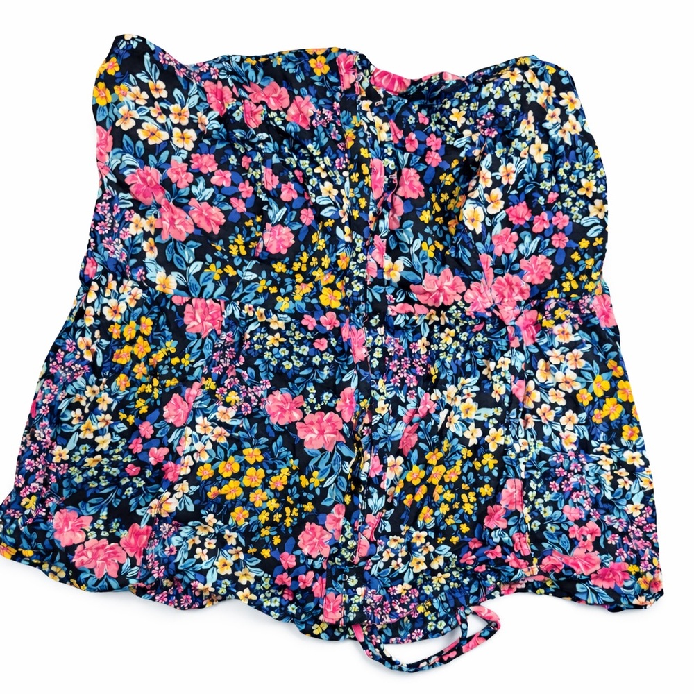 Vibrant Floral Women's Tube Top
